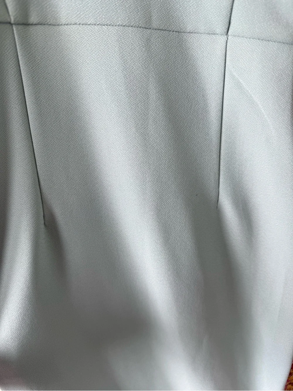 Abercrombie & Fitch Light Blue Asymmetrical Bodycon Midi Dress Size XS - Picture 11 of 12